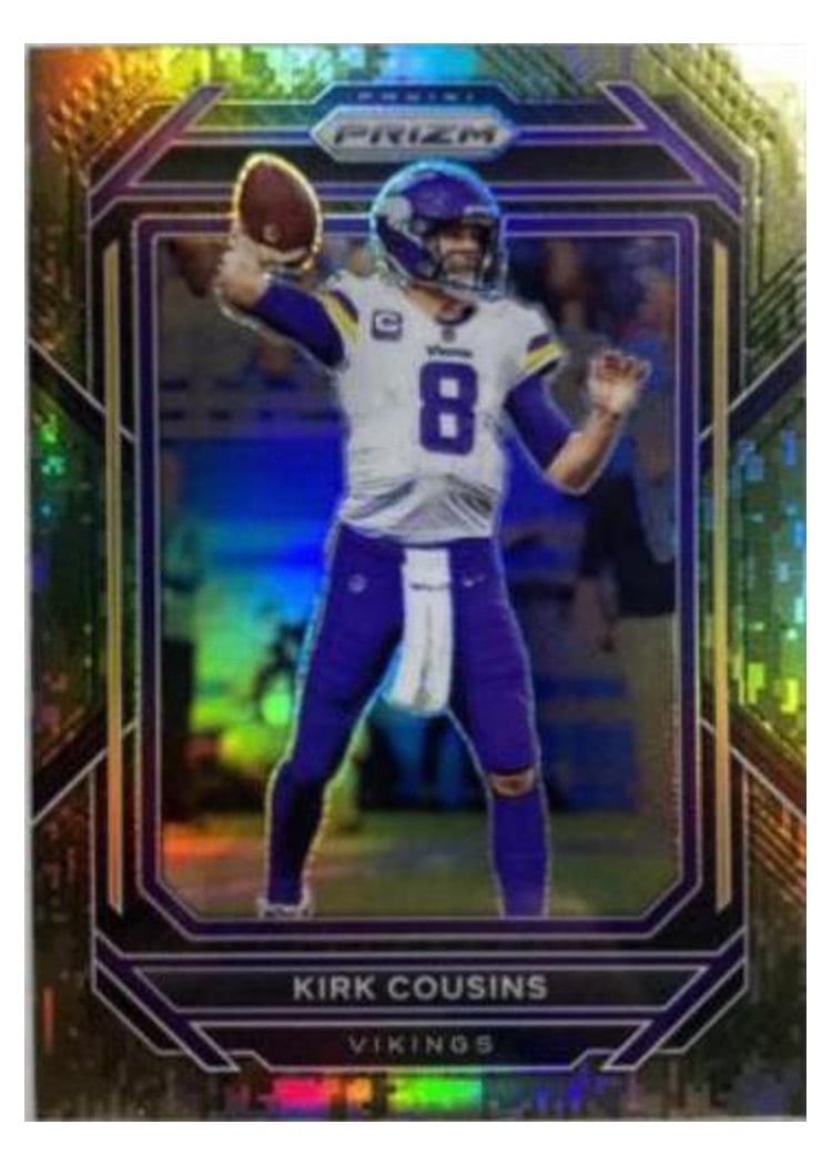 2022 Panini Prizm Base Set Kirk Cousins #187 card