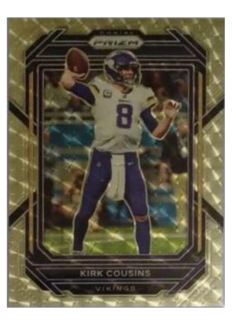 2022 Panini Prizm Base Set Kirk Cousins #187 card
