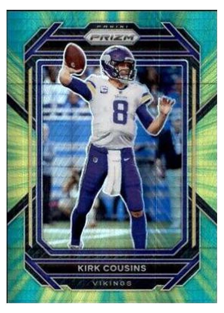 2022 Panini Prizm Base Set Kirk Cousins #187 card