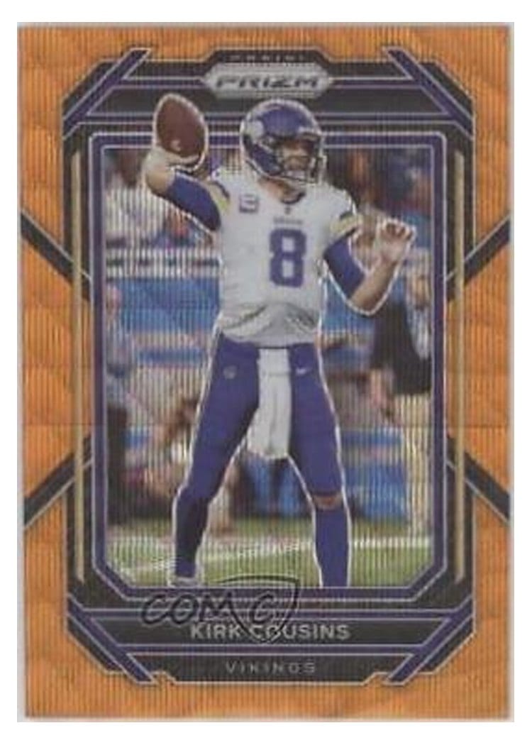 2022 Panini Prizm Base Set Kirk Cousins #187 card