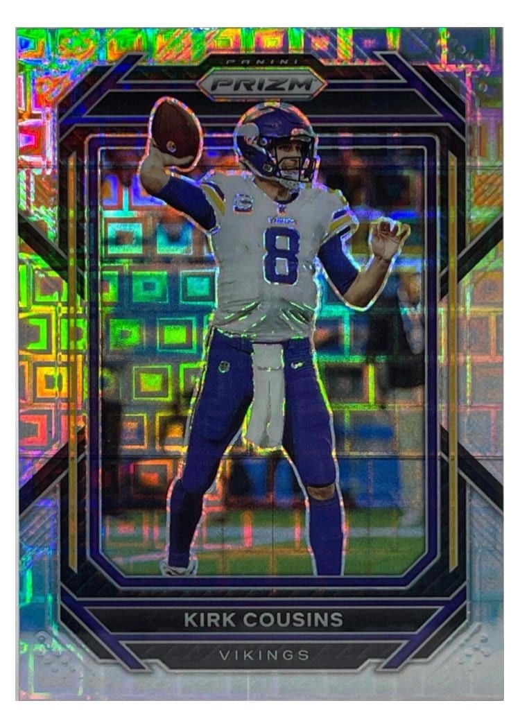 2022 Panini Prizm Base Set Kirk Cousins #187 card