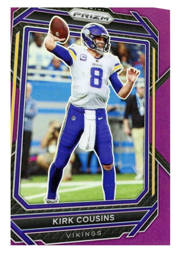 2022 Panini Prizm Base Set Kirk Cousins #187 card