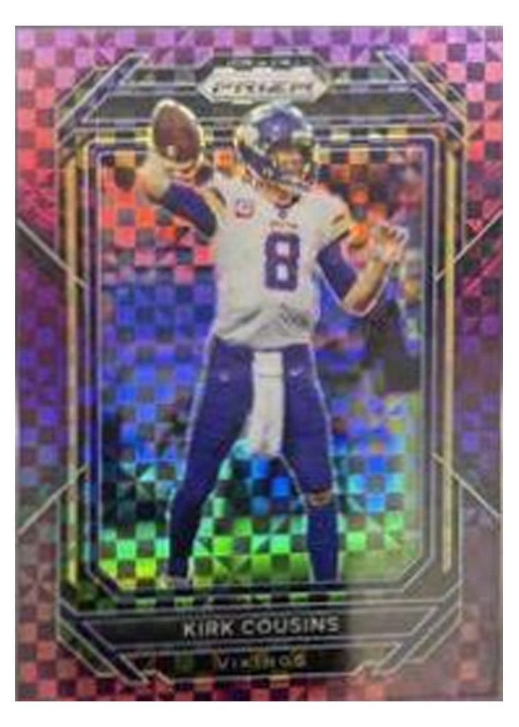 2022 Panini Prizm Base Set Kirk Cousins #187 card