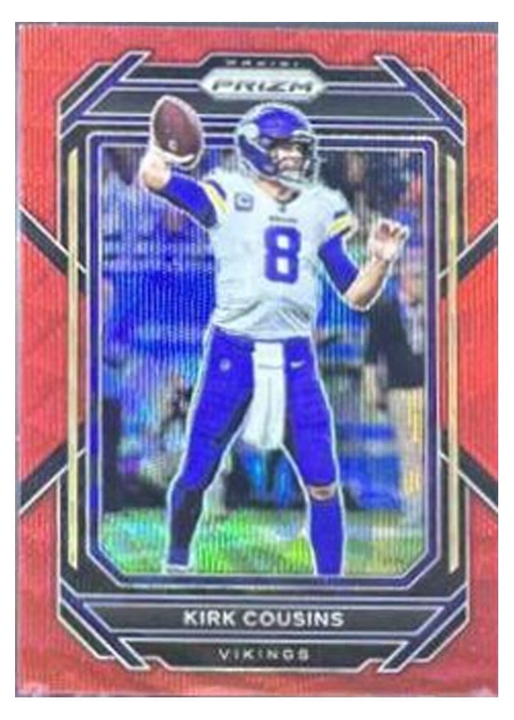 2022 Panini Prizm Base Set Kirk Cousins #187 card