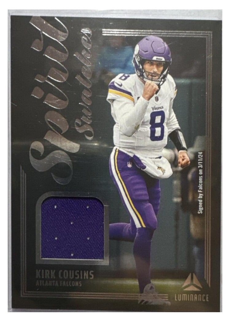 2024 Panini Luminance Spirit Swatches Kirk Cousins #SS-KCS card