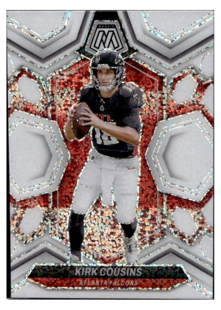 2024 Panini Mosaic Base Set Kirk Cousins White Sparkle #8 card
