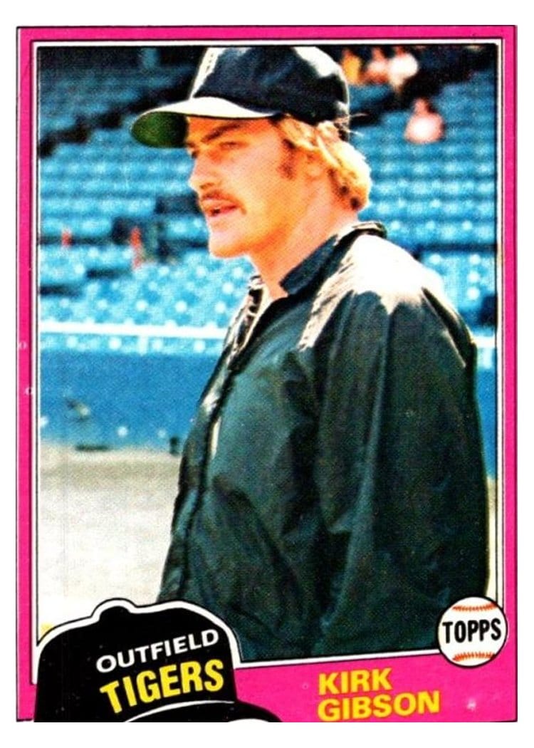 1981 Topps Kirk Gibson #315 card