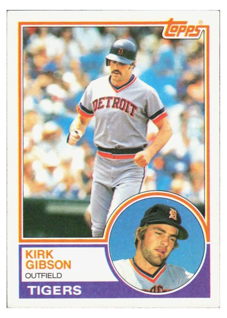 1983 Topps Kirk Gibson #430 card