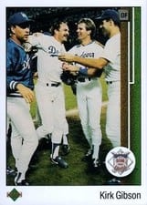 1989 Upper Deck Kirk Gibson #662 card
