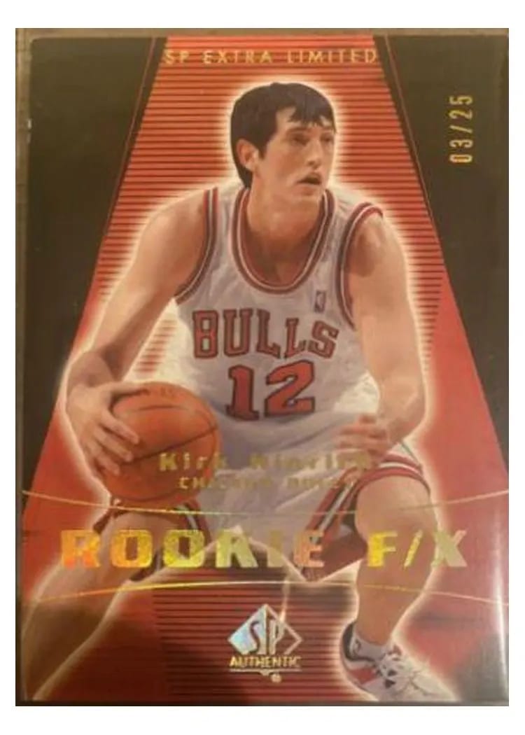2003 SP Authentic Kirk Hinrich #134 card
