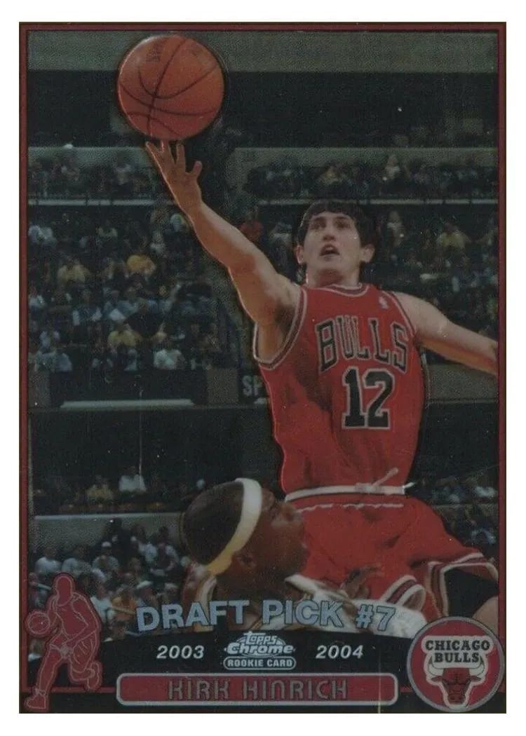 2003 Topps Chrome Kirk Hinrich #117 card