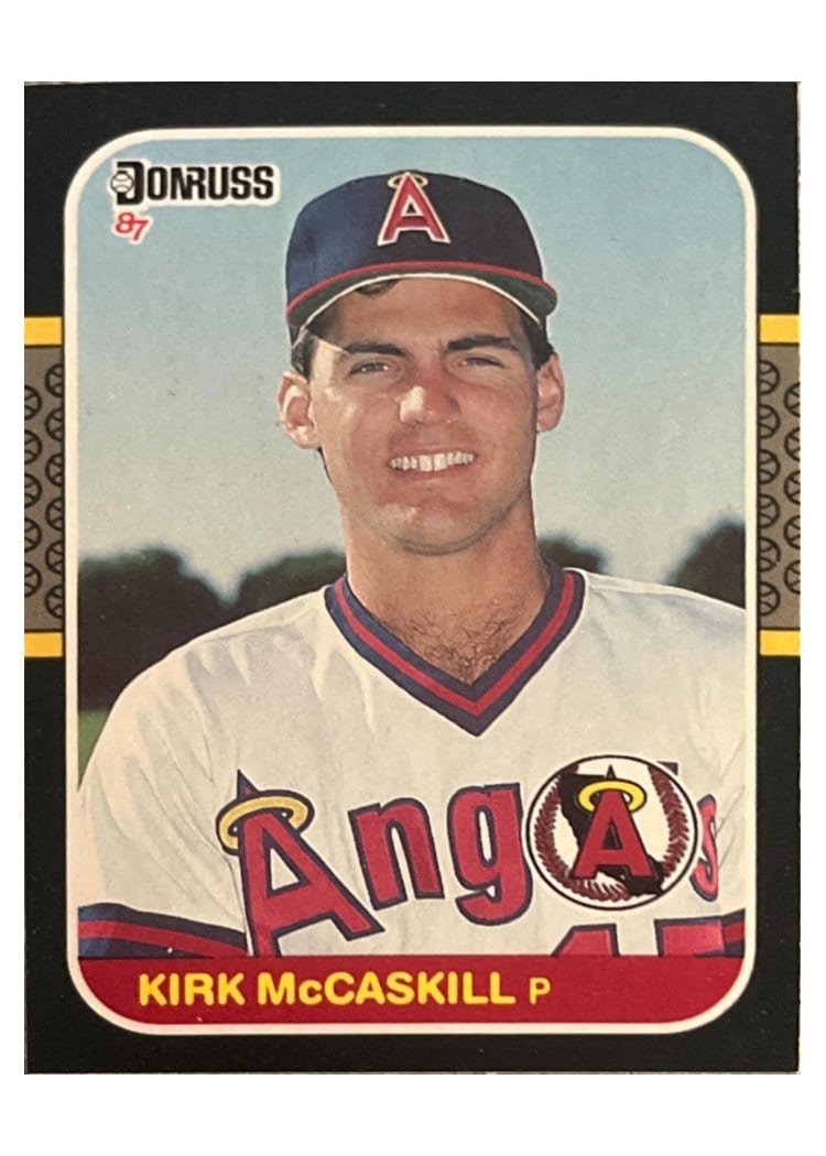 1987 Donruss Kirk McCaskill #381 card