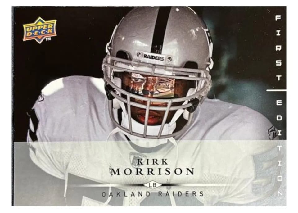 2008 Upper Deck First Edition Kirk Morrison #103 card