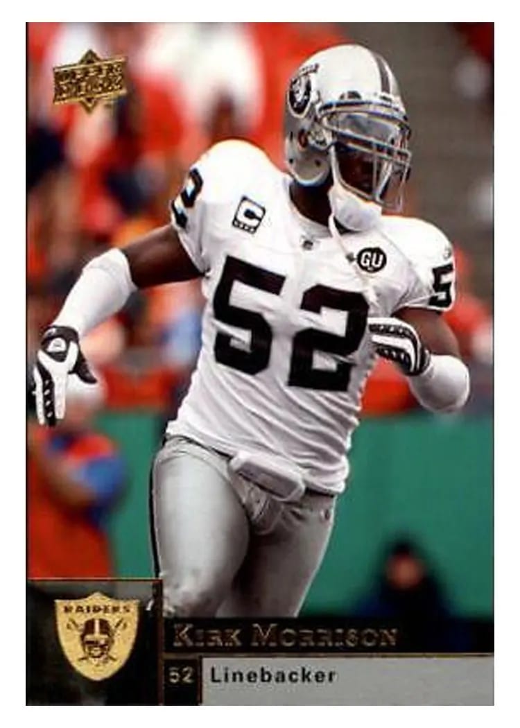 2009 Upper Deck Kirk Morrison #142 card