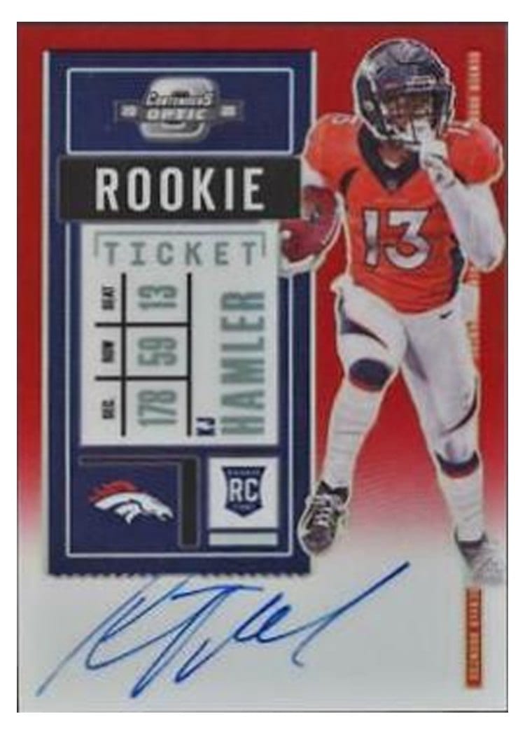 2020 Panini Contenders Optic Base Set KJ Hamler #119 card