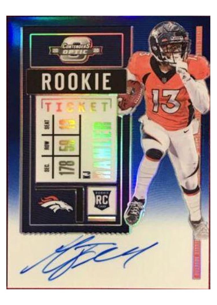 2020 Panini Contenders Optic Base Set KJ Hamler #119 card