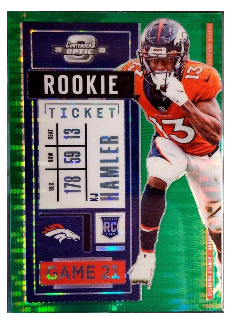 2020 Panini Contenders Optic Base Set KJ Hamler #87 card