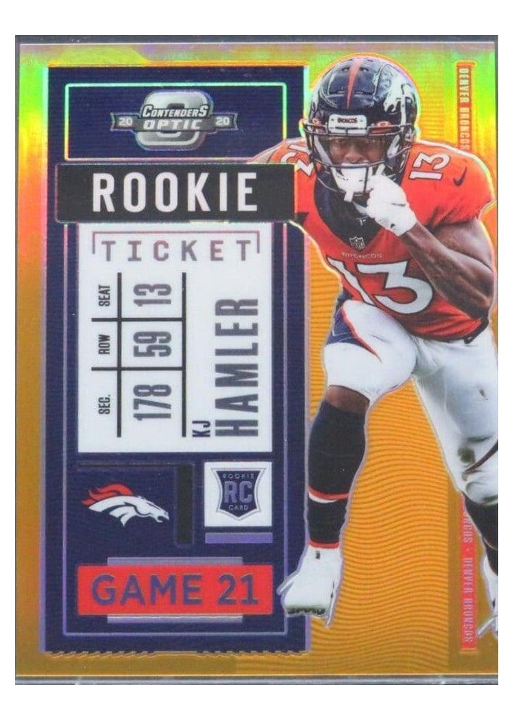 2020 Panini Contenders Optic Base Set KJ Hamler #87 card