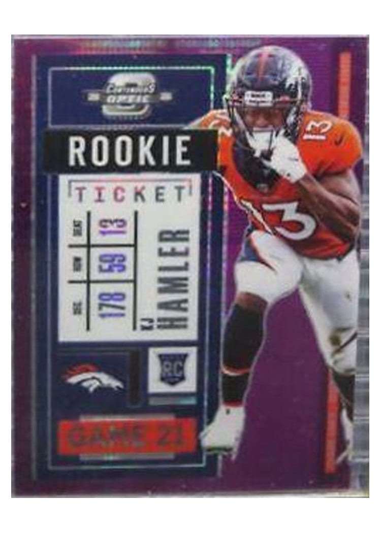 2020 Panini Contenders Optic Base Set KJ Hamler #87 card