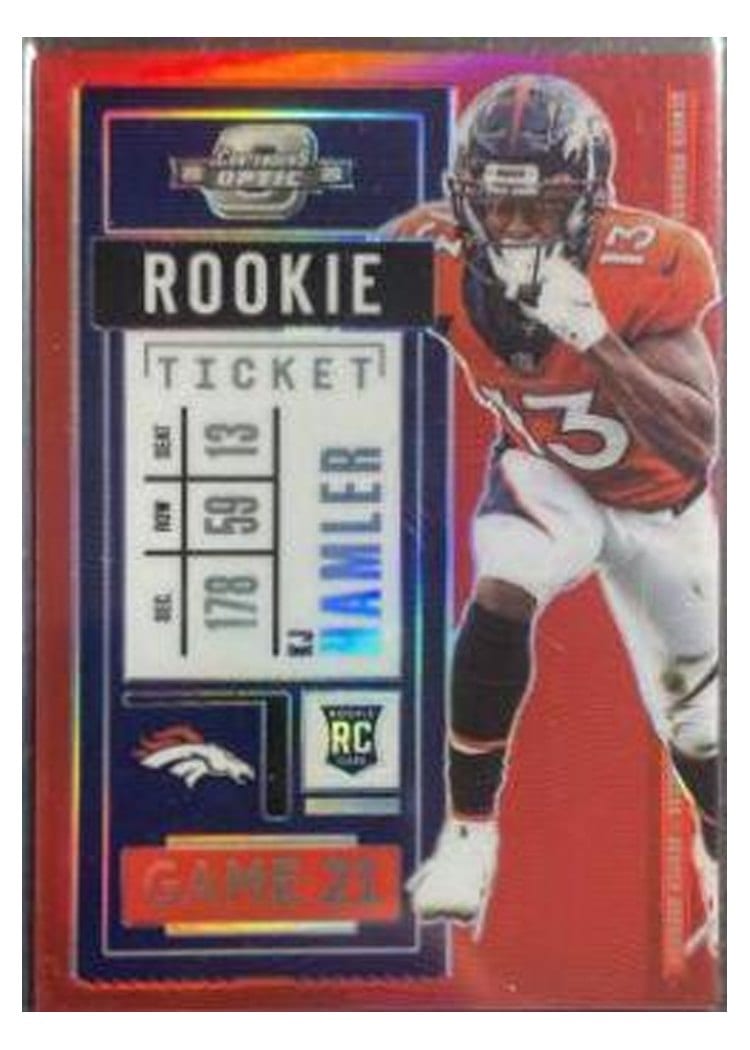 2020 Panini Contenders Optic Base Set KJ Hamler #87 card