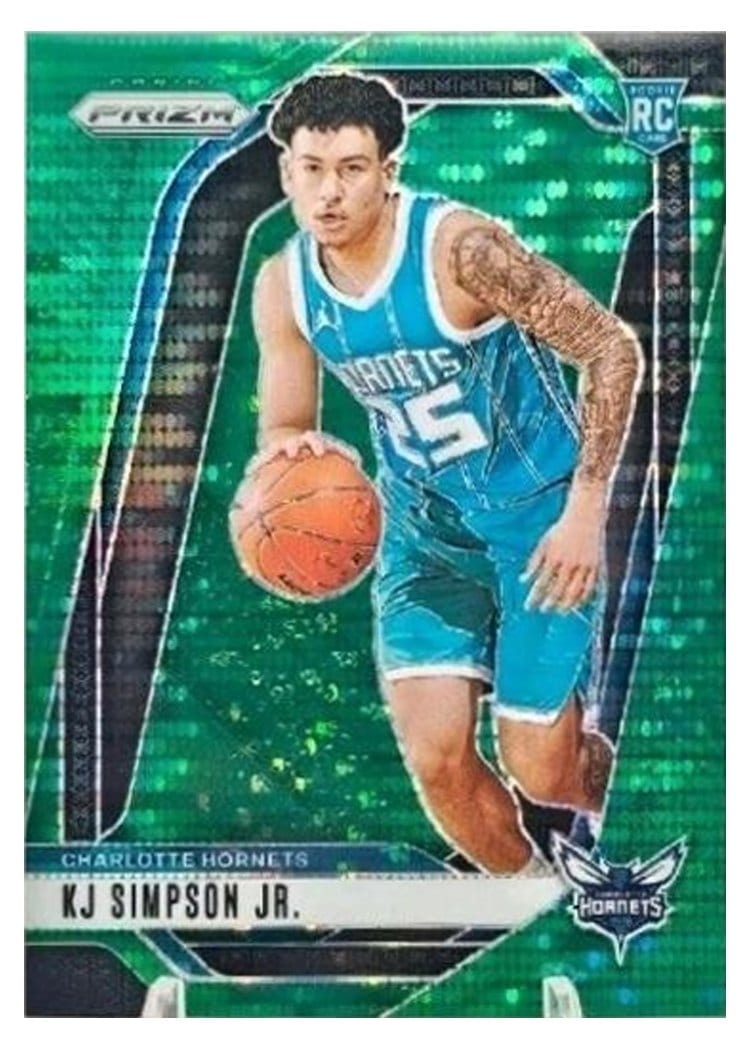 2024-25 Panini Prizm Base Set KJ Simpson Jr. #247 card
