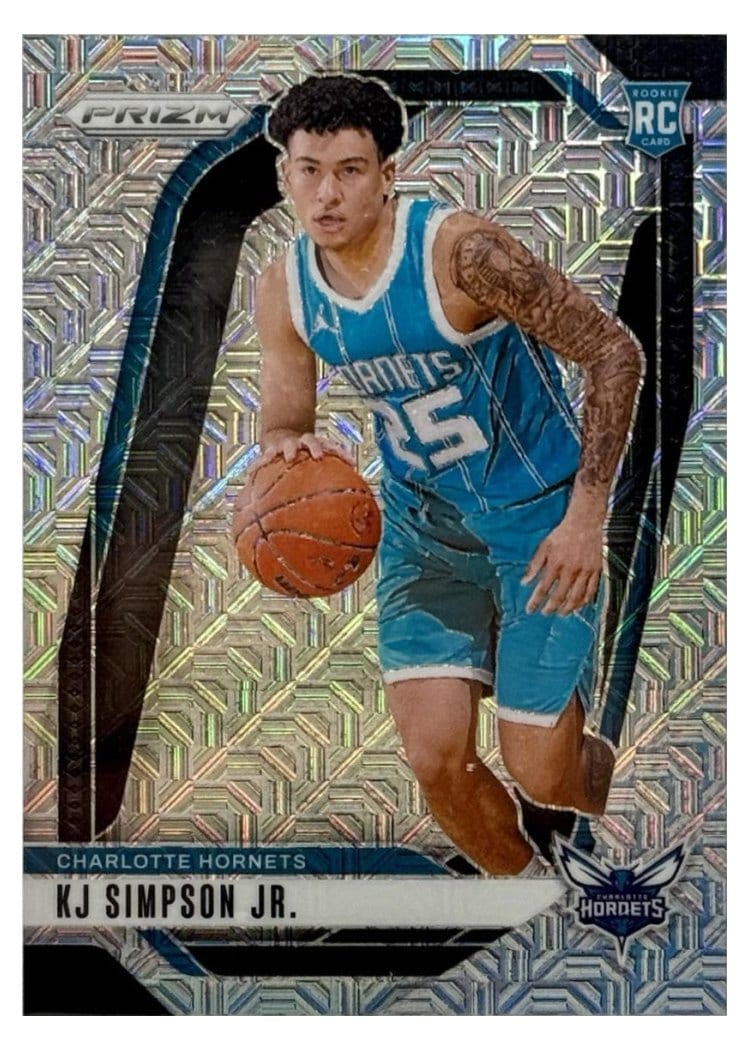 2024-25 Panini Prizm Base Set KJ Simpson Jr. #247 card