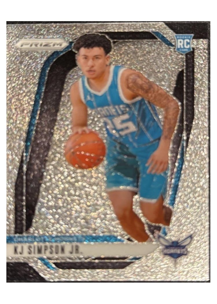 2024-25 Panini Prizm Base Set KJ Simpson Jr. #247 card