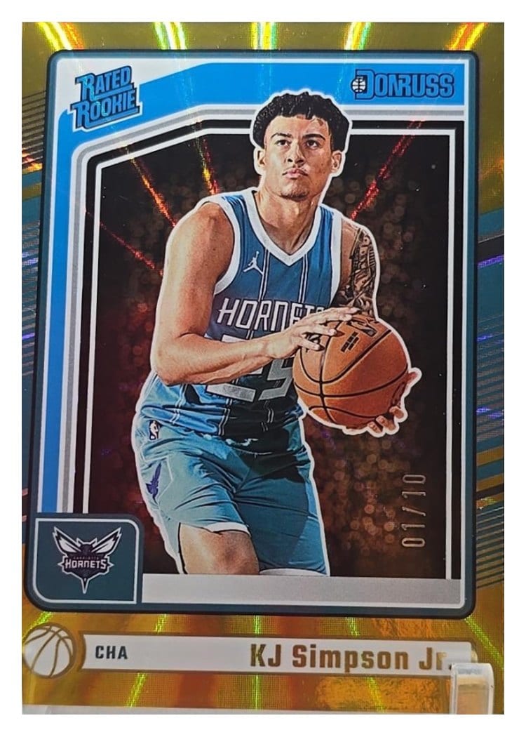 2024-25 Panini Prizm Base Set KJ Simpson Jr. #247 card