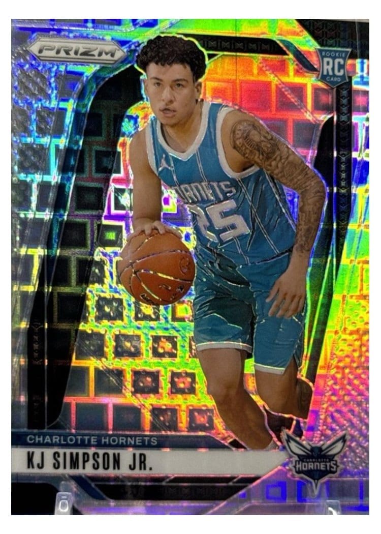 2024-25 Panini Prizm Base Set KJ Simpson Jr. #247 card