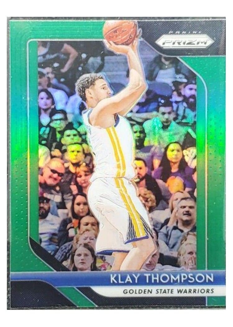 2018-19 Panini Prizm Base Set Klay Thompson #242 card