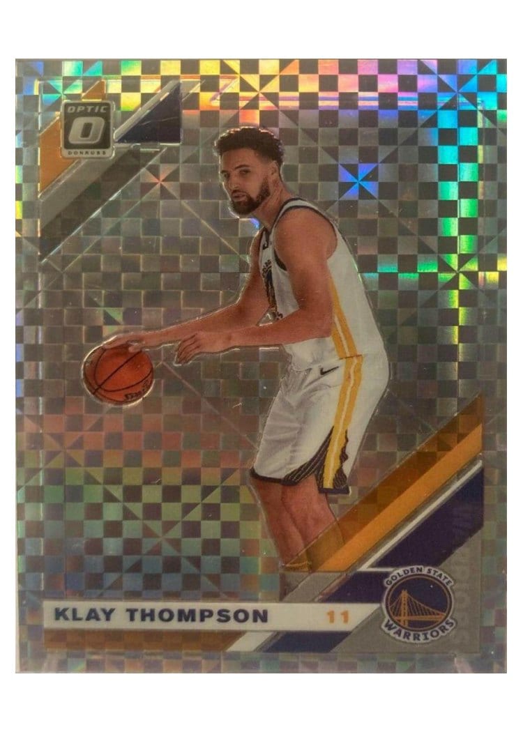 2019-20 Donruss Optic Base Set Klay Thompson #18 card