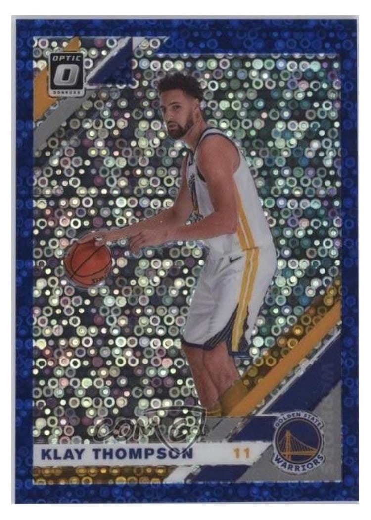 2019-20 Donruss Optic Base Set Klay Thompson #18 card
