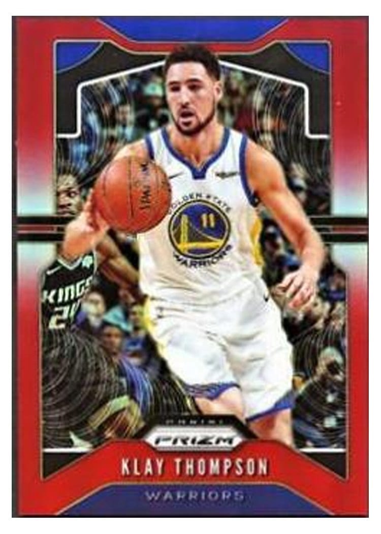 2019-20 Panini Prizm Base Set Klay Thompson #209 card