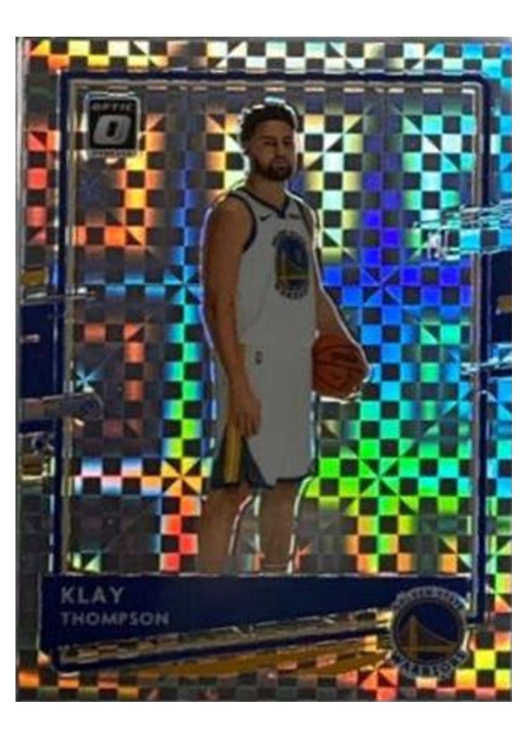 2020-21 Donruss Optic Base Set Klay Thompson #49 card