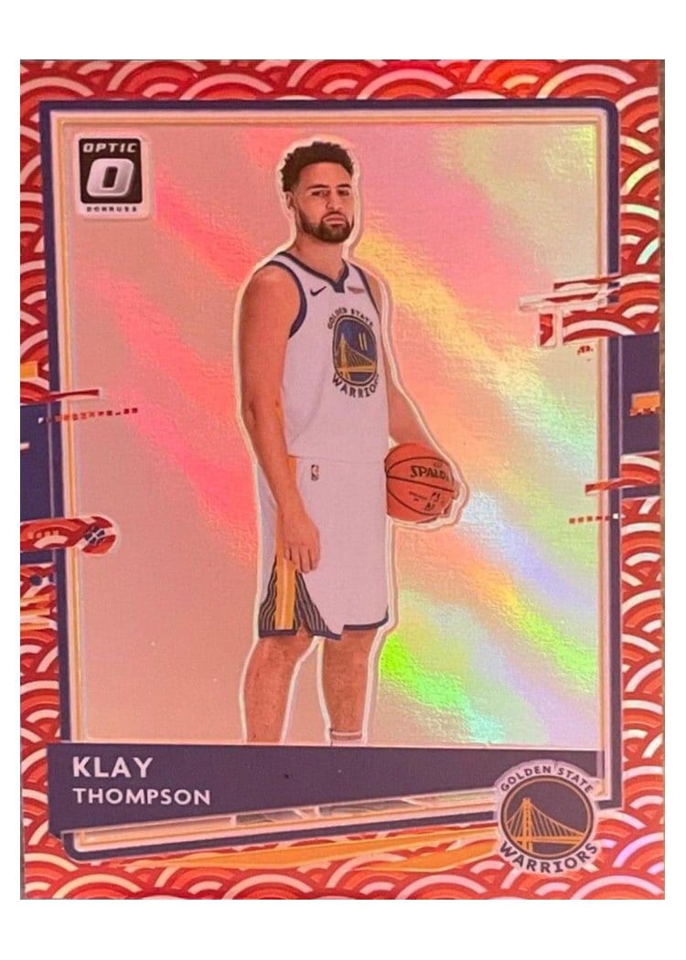 2020-21 Donruss Optic Base Set Klay Thompson #49 card