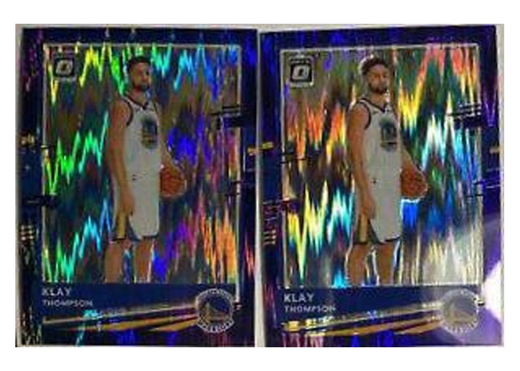 2020-21 Donruss Optic Base Set Klay Thompson #49 card
