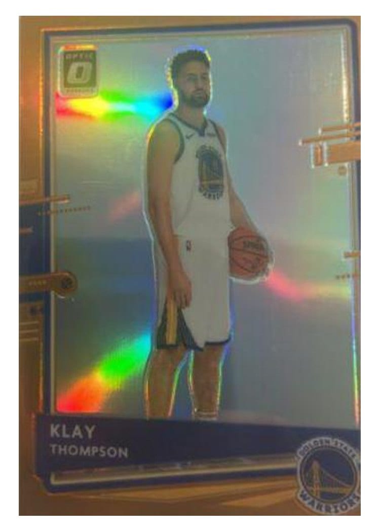 2020-21 Donruss Optic Base Set Klay Thompson #49 card