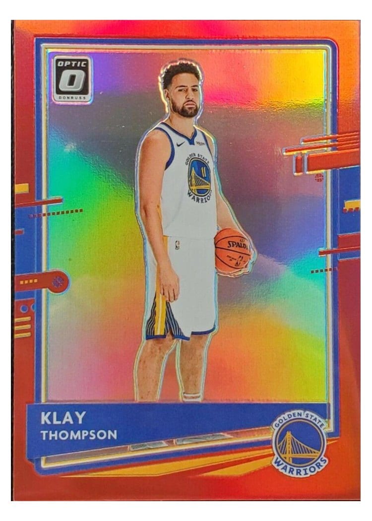 2020-21 Donruss Optic Base Set Klay Thompson #49 card