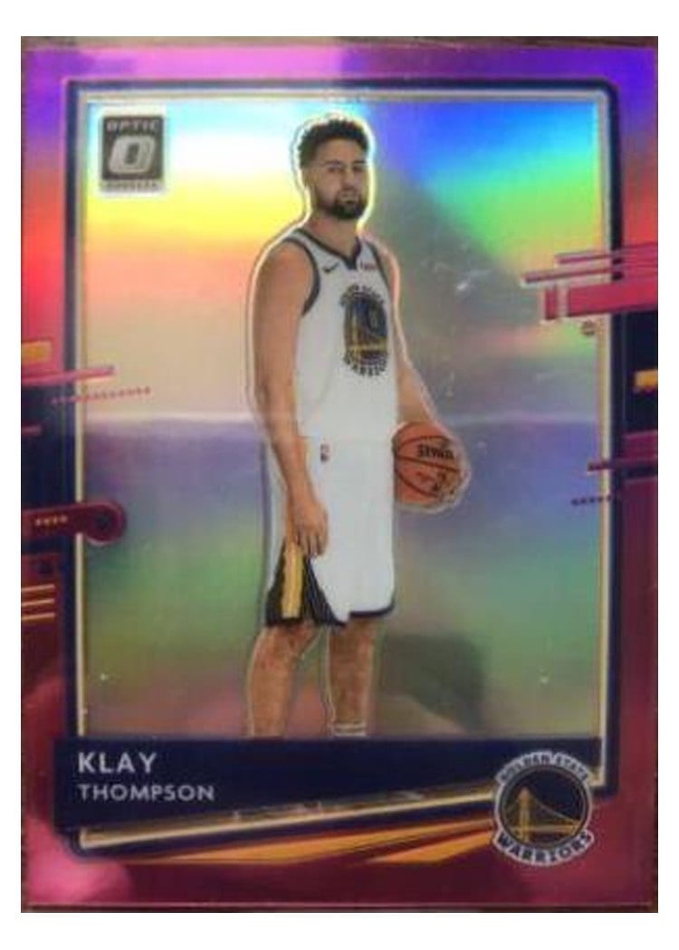 2020-21 Donruss Optic Base Set Klay Thompson #49 card