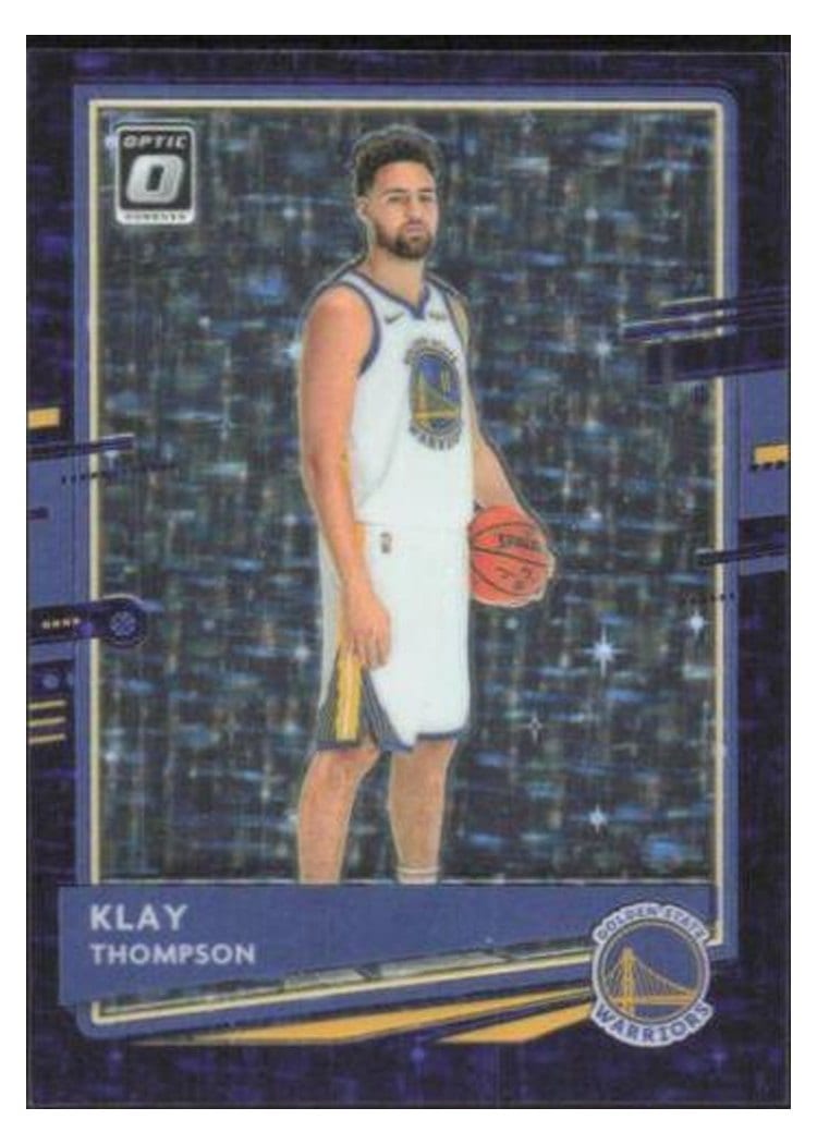 2020-21 Donruss Optic Base Set Klay Thompson #49 card