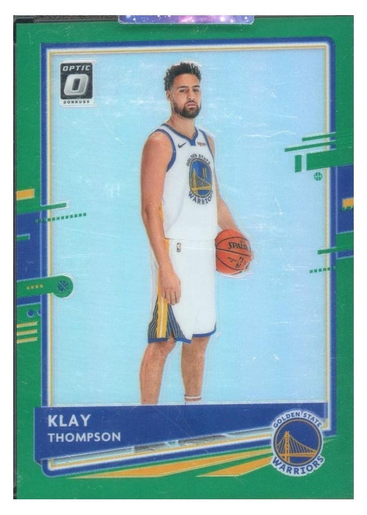 2020-21 Donruss Optic Base Set Klay Thompson #49 card