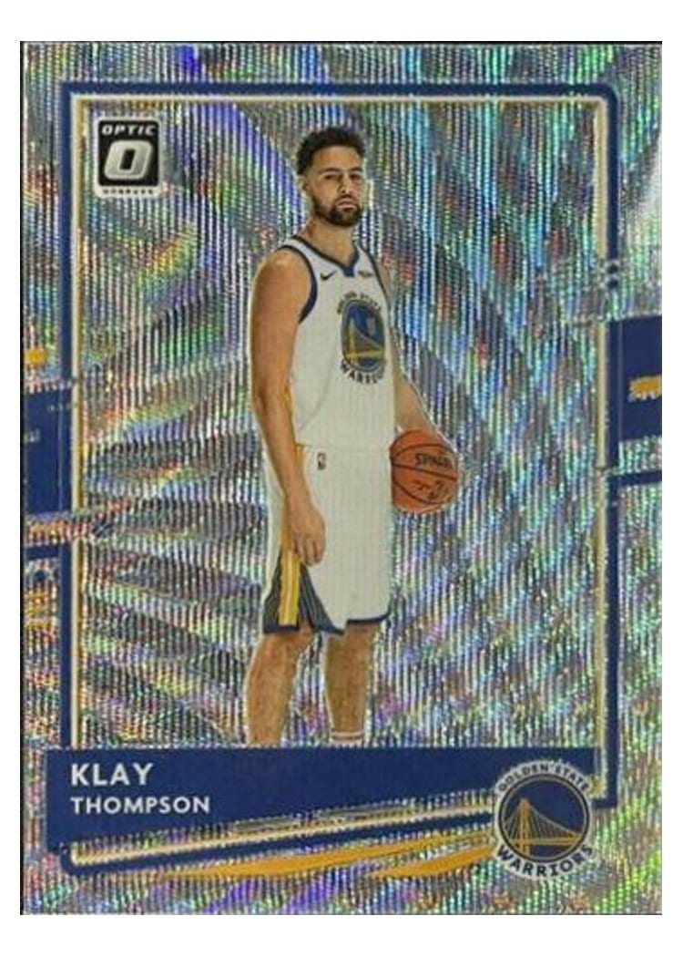 2020-21 Donruss Optic Base Set Klay Thompson #49 card