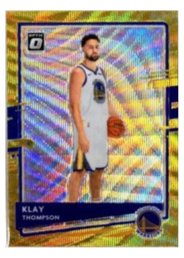 2020-21 Donruss Optic Base Set Klay Thompson #49 card