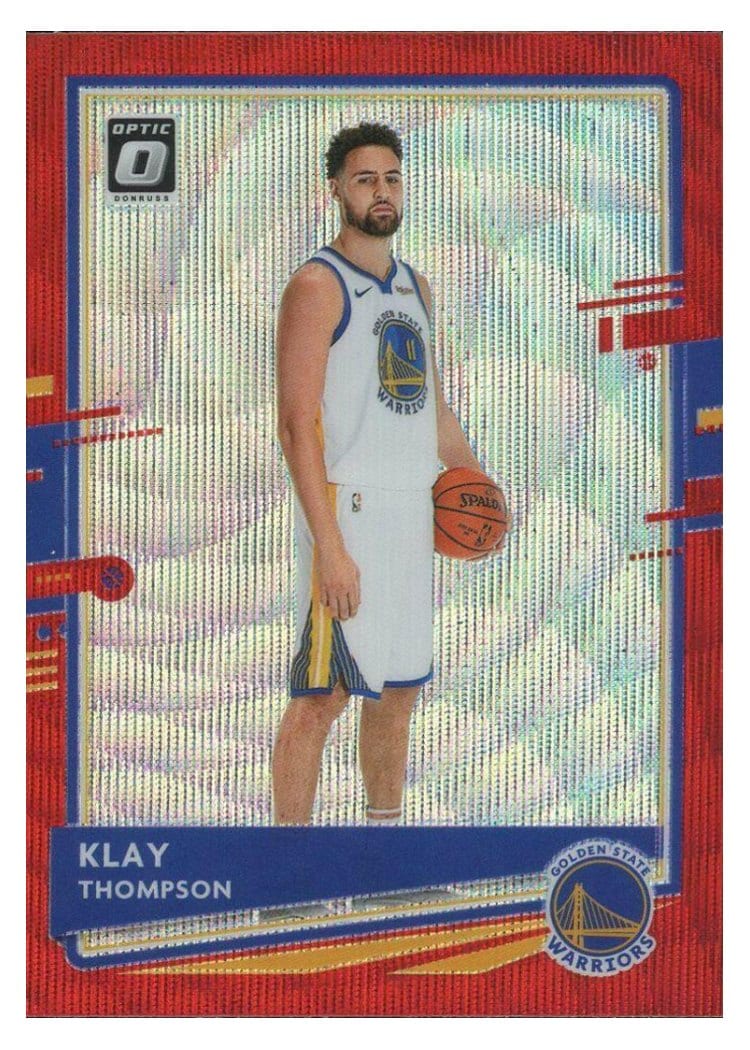 2020-21 Donruss Optic Base Set Klay Thompson #49 card