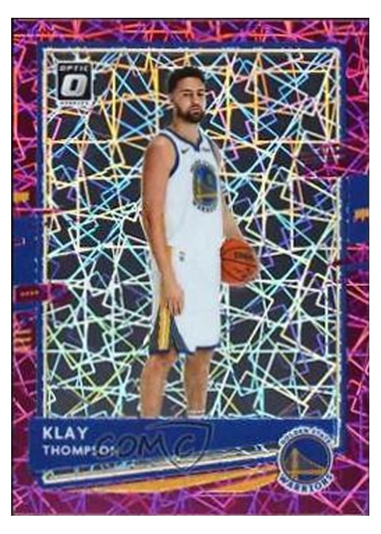 2020-21 Donruss Optic Base Set Klay Thompson #49 card