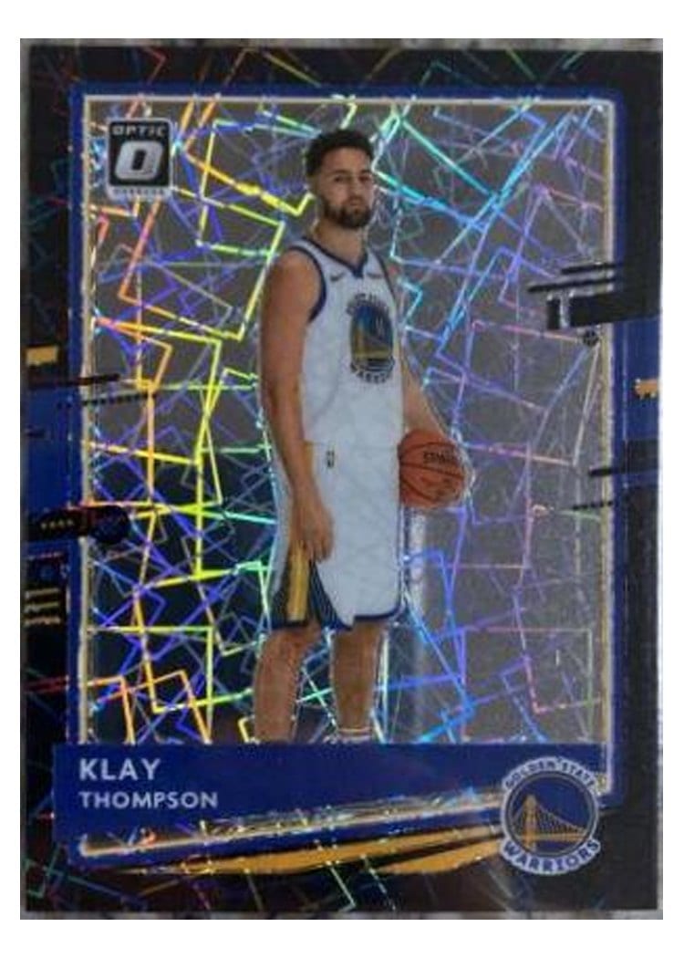 2020-21 Donruss Optic Base Set Klay Thompson #49 card