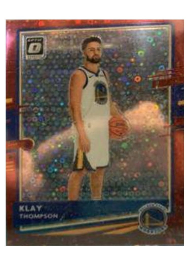 2020-21 Donruss Optic Base Set Klay Thompson #49 card
