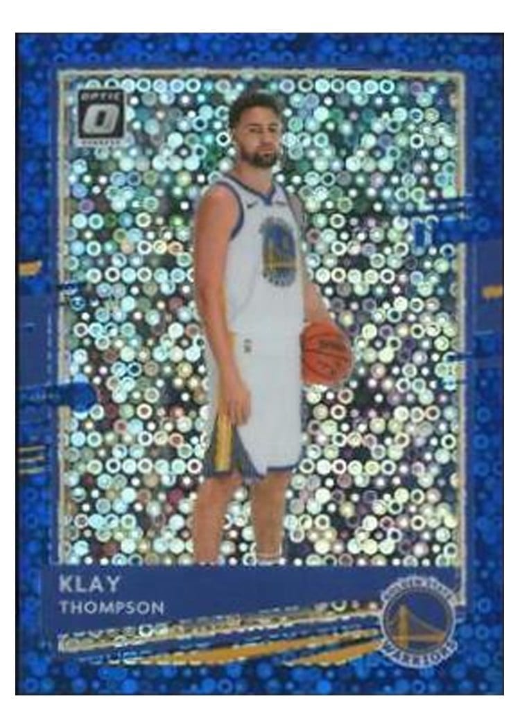 2020-21 Donruss Optic Base Set Klay Thompson #49 card