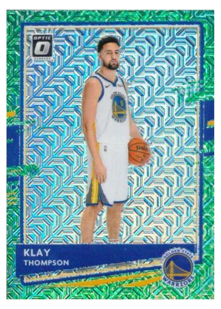 2020-21 Donruss Optic Base Set Klay Thompson #49 card