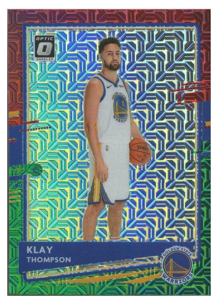 2020-21 Donruss Optic Base Set Klay Thompson #49 card